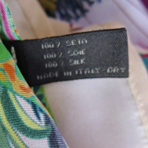 Franco Ferrari Silk Scarf Blouse - Floral Pattern - Picture 11 of 11